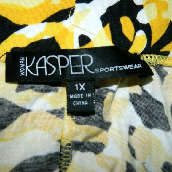 KASPER Sportwear Womens 1X Maxi Flowy Skirt - Picture 5 of 6